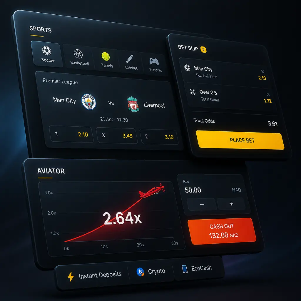 Spin City Betting: Sports & Aviator in Namibia detail for SpinCity Casino
